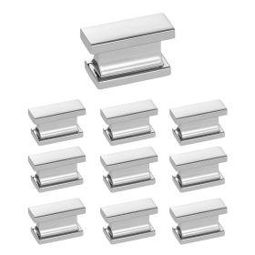VEVOR Cabinet Knobs, 10 Pack, 1.42 Inch Zinc Alloy Drawer Pulls Door Handles, Rectangular Kitchen Dresser Solid Knobs